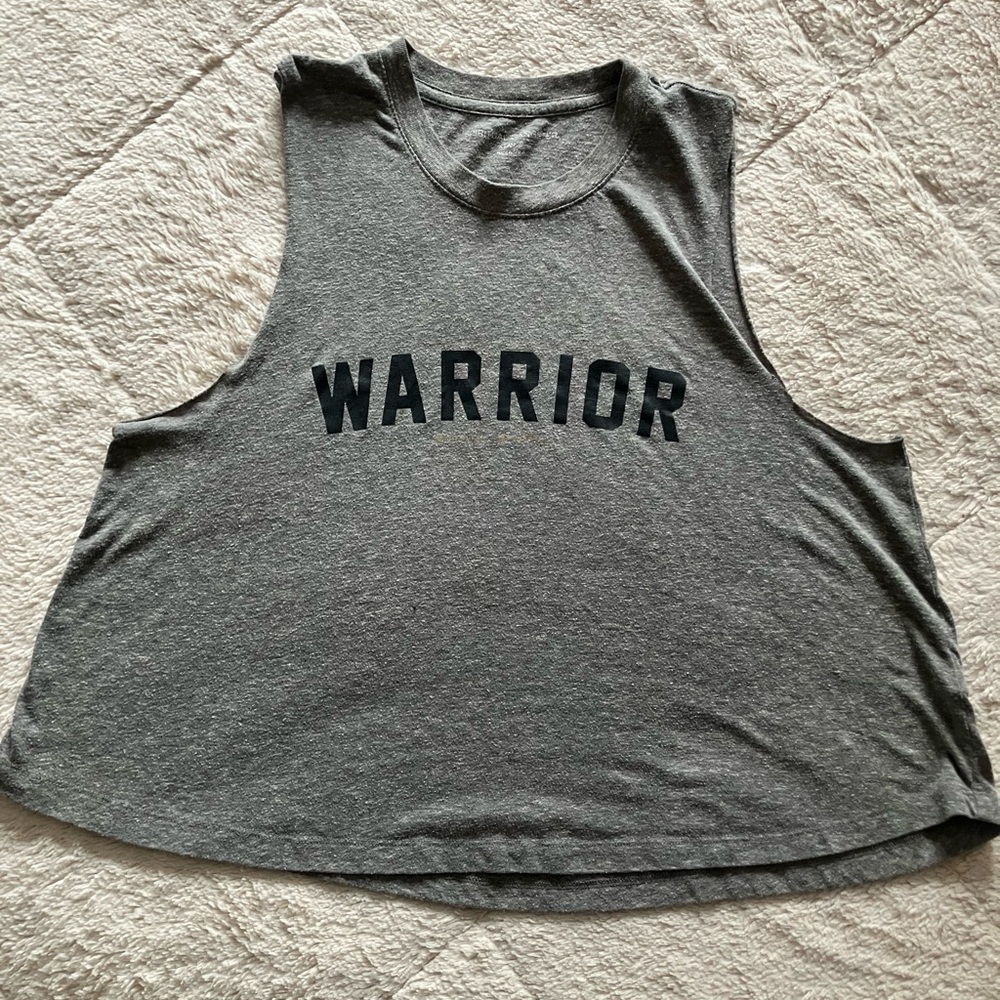 🙏🏻Spiritual Gangster ‘Warrior’ cropped tank - women’s sz XL